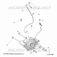 DRIVE TRAIN, FRONT GEARCASE MOUNTING