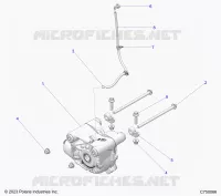 DRIVE TRAIN, FRONT GEARCASE MOUNTING