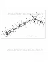 DRIVE TRAIN, FRONT GEARCASE INTERNALS