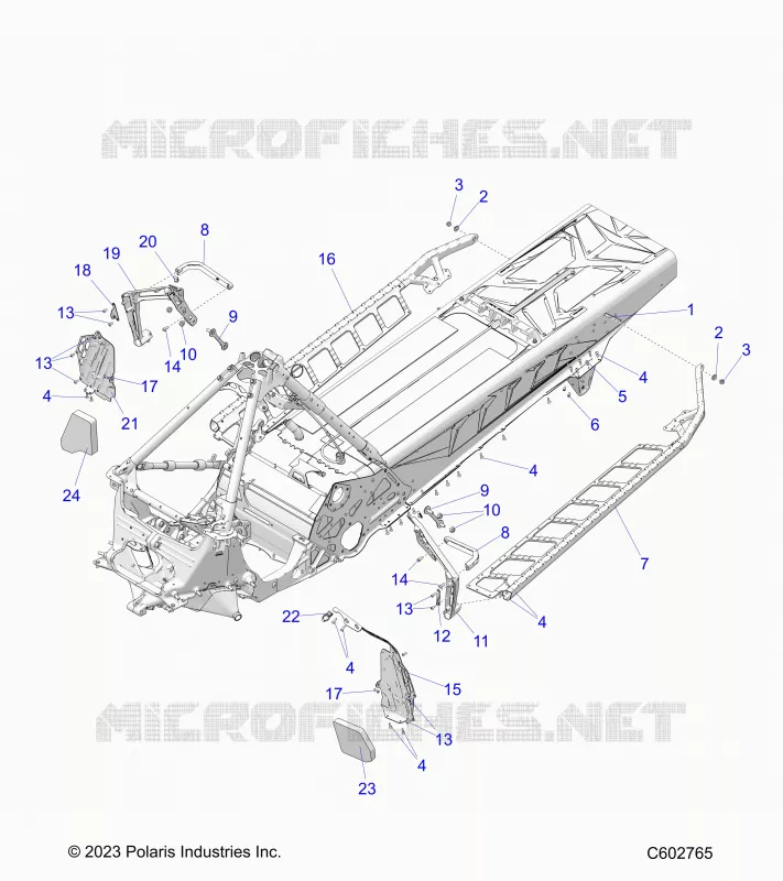 CHASSIS, FOOTRESTS, AND RUNNING BOARDS