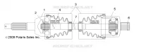 DRIVE TRAIN, REAR DRIVE SHAFT