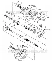REAR WHEEL DRIVE 6X6 400L