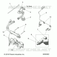 FUEL SYSTEM, RAIL, LINES AND THROTTLE BODY