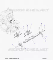 ENGINE, MOUNTING & LONG BLOCK