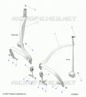 SEAT BELT MOUNTING, FRONT