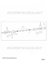 DRIVE TRAIN, HALF REAR SHAFT