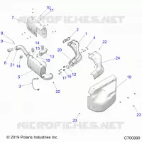 ENGINE, EXHAUST SYSTEM