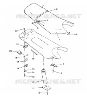 SEAT ASSEMBLY SL 750 B944070 (4927012701007A)