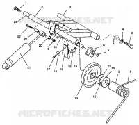 REAR TORQUE ARM 500 EFI 0942774 AND EFI SKS 0942574 (4924982498024A)
