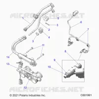 FUEL SYSTEM, RAIL, LINES AND THROTTLE BODY