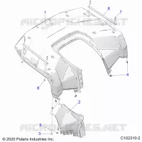 REAR BODYWORK CAB