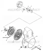 RECOIL STARTER 440 LC 0972760 (4938353835C012)