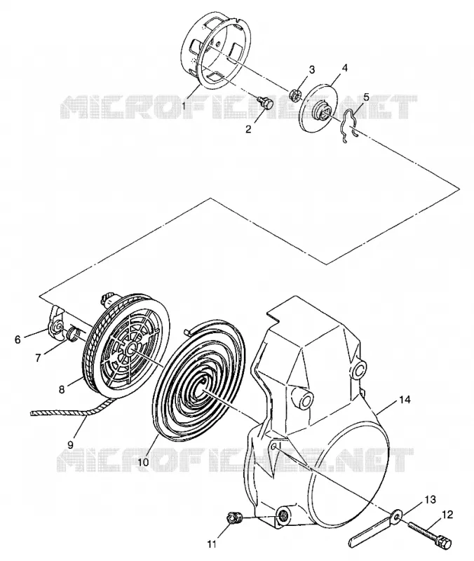 RECOIL STARTER 440 LC 0972760 (4938353835C012)