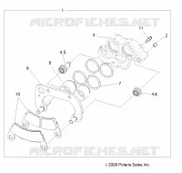 BARKE FRONT BRAKE CALIPER (BUILT 9/1/14 AND BEFORE)