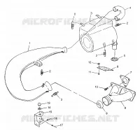 EXHAUST SYSTEM 700 RMK 0970966, 700 SKS 0970566 AND EUROPEAN 700 SKS E97056 (4938573857C004)