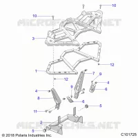 REAR BODYWORK RACK