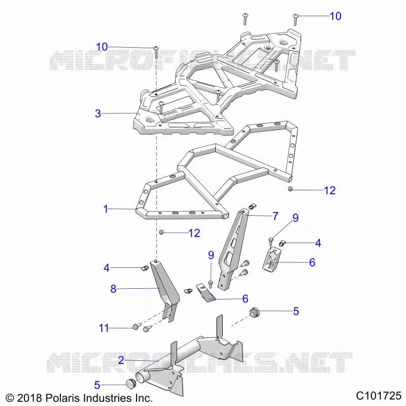 REAR BODYWORK RACK