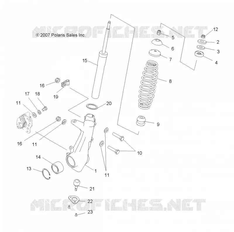FRONT SUSPENSION STRUT