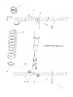 REAR SUSPENSION SHOCK MOUNTING
