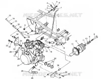 ENGINE MOUNTING 6X6 400L