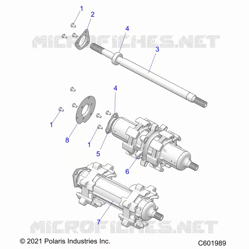 DRIVE TRAIN, JACKSHAFT AND DRIVE SHAFT