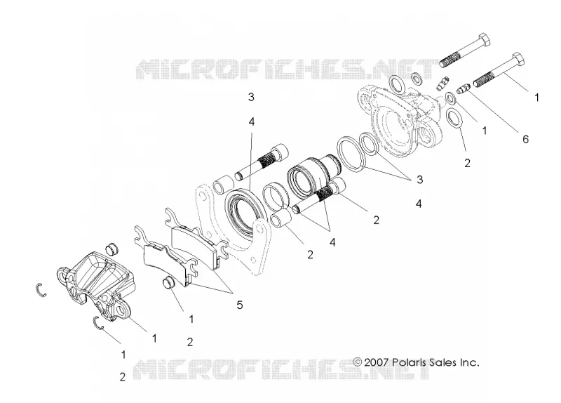 REAR BRAKE CALIPER