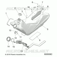 FUEL SYSTEM, FUEL TANK ASM.