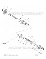 DRIVE TRAIN, JACKSHAFT AND BRAKE DISC