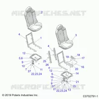 SEAT ASM. AND SLIDER