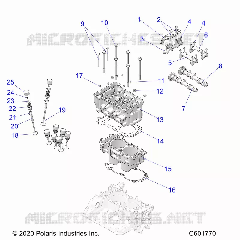 ENGINE, CYLINDER/CYLINDER HEAD ASM.