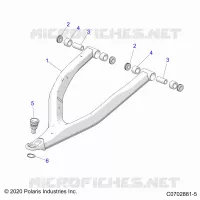 FRONT SUSPENSION CONTROL ARM UPPER