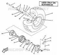 FRONT WHEEL AND BRAKE ASSEMBLY. (4911991199030A)