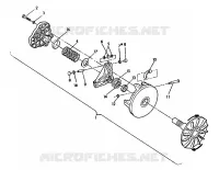 DRIVE CLUTCH ASSEMBLY  350 4X4