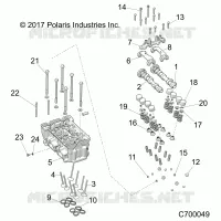 CYLINDER HEAD AND VALVES