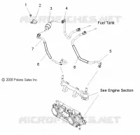 FUEL SYSTEM, THROTTLE  BODY AND FUEL LINES