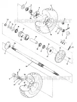 REAR WHEEL DRIVE ASSEMBLY 350 4X4