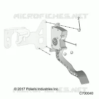 ENGINE, THROTTLE PEDAL