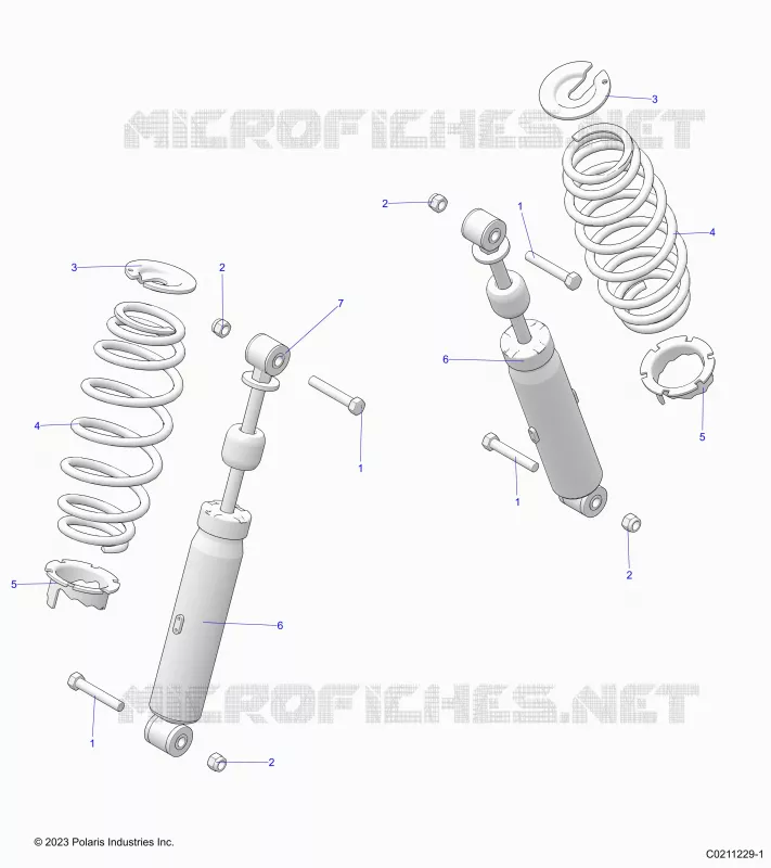 REAR SUSPENSION SHOCK