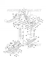 FRONT SUSPENSION AND SKI