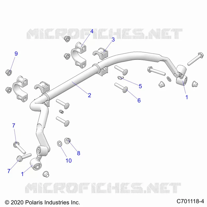 SUSPENSION, REAR STABILIZER BAR