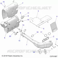 ENGINE, EXHAUST SYSTEM