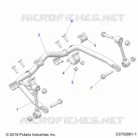 SUSPENSION, FRONT STABILIZER BAR