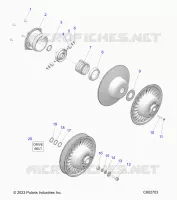 DRIVE TRAIN, CLUTCH, SECONDARY