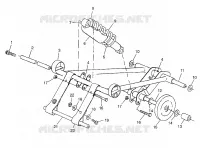 FRONT TORQUE ARM (SKS) 700 SKS 0970566 AND EUROPEAN 700 SKS E970566 (4938573857B013)