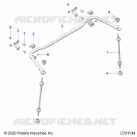 SUSPENSION, REAR STABILIZER BAR