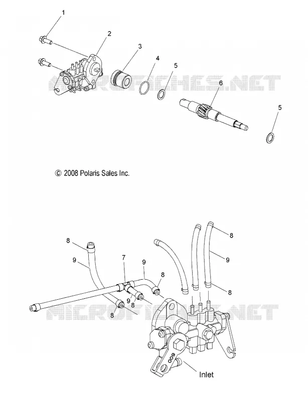 OIL PUMP AND LINES