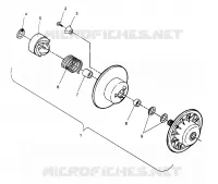 DRIVEN CLUTCH SPORT 0960443, SPORT TOURING 0960243  AND EUROPEAN SPORT TOUR (4932223222C006)