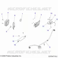 ELECTRICAL, HARNESS COMPONENTS AND RELATED- Z21A5A87B2/P87B5/K87B4/SA87B2(C701024-3)