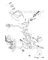 HANDLEBAR   HEADLIGHT POD