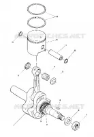 PISTON AND CRANKSHAFT (STAR) (4909540954022A)